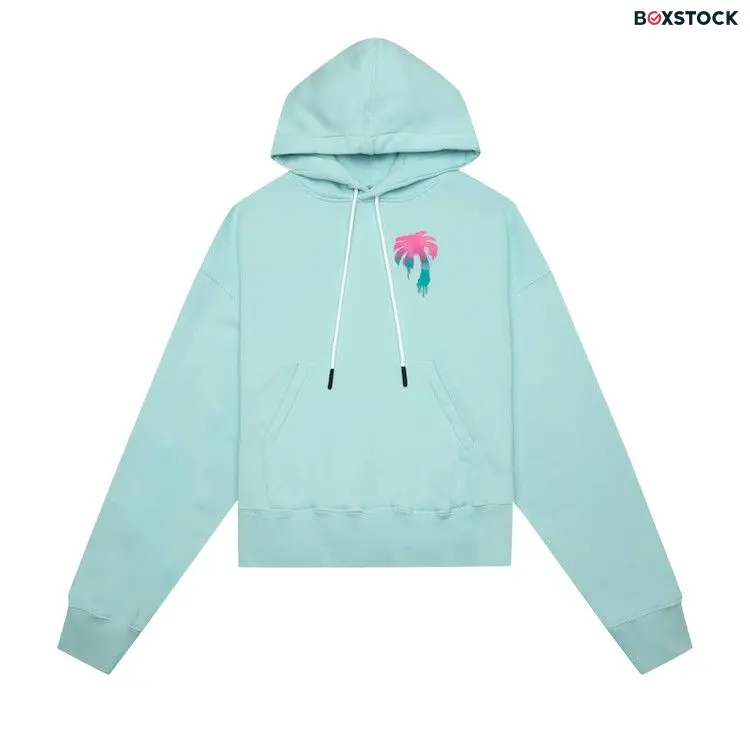 Palm Angels I Love PA Hoodie 'Light Blue' Spring/Summer 2023