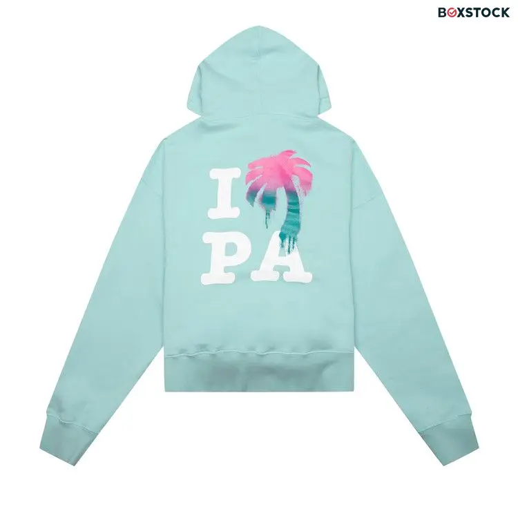 Palm Angels I Love PA Hoodie 'Light Blue' Spring/Summer 2023