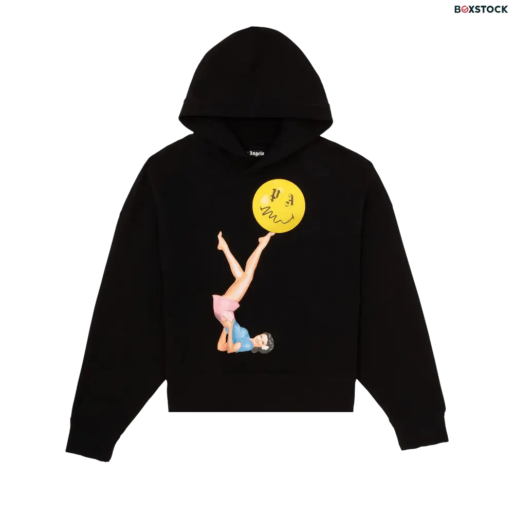 Palm Angels Juggler Pin Up Hoodie 'Black/Pink' Spring/Summer 2021