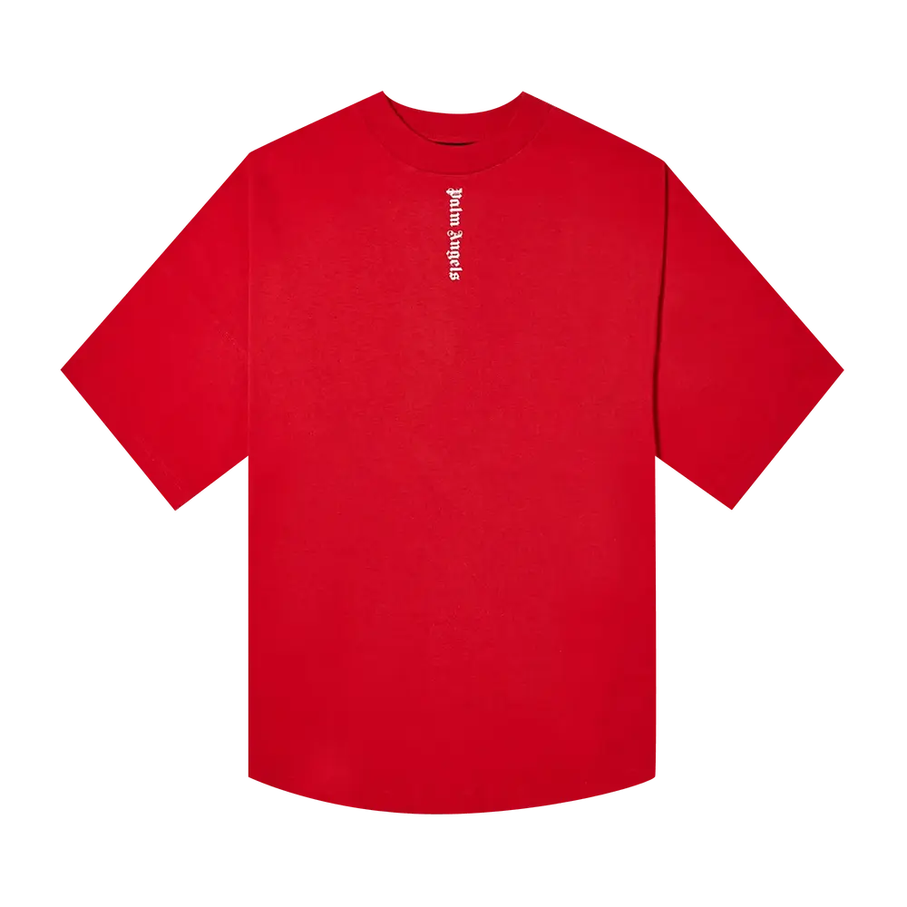 Palm Angels Logo T-Shirt 'Red/White' Spring/Summer 2021