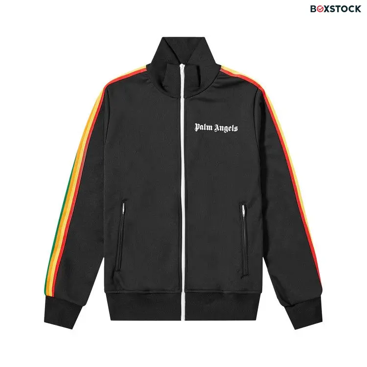 Palm Angels Logo Track Jacket 'Black'