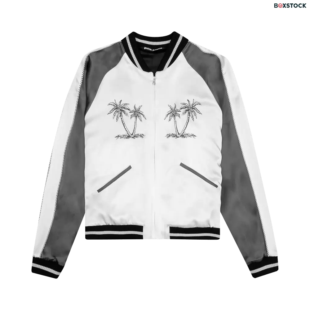 palm angels Palm Angels Palms Souvenir Jacket 'Anthracite' Grey Spring/Summer 2022