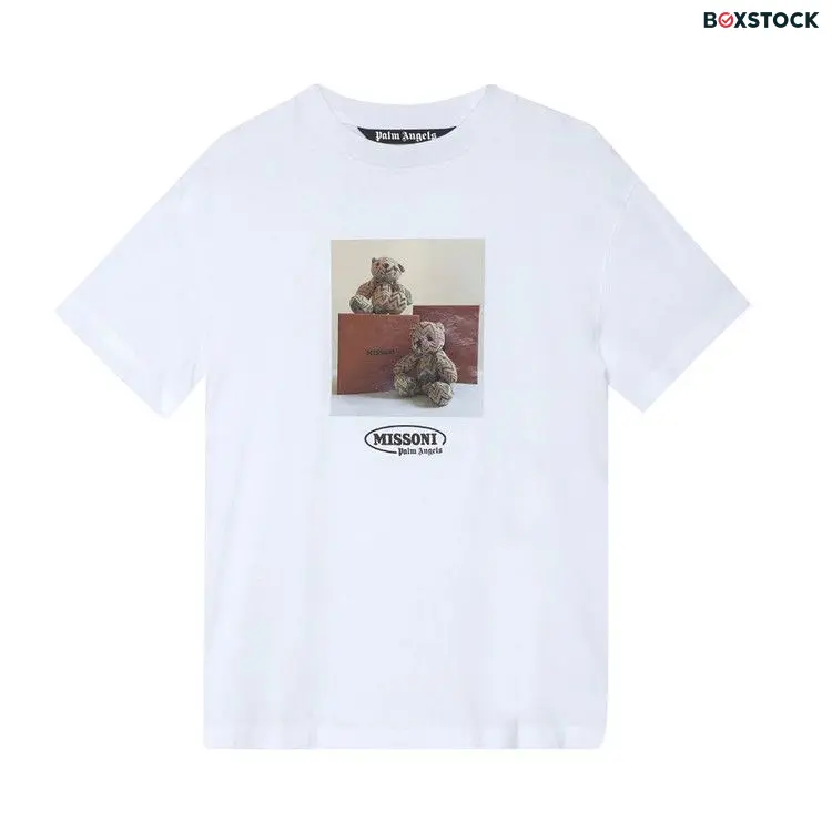 Palm Angels x Missoni Bear Tee 'White/Black' Fall/Winter 2021