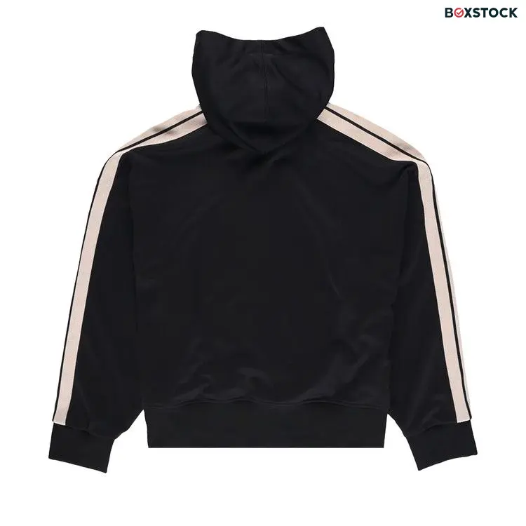 Palm Angels Zip Track Hoodie 'Black' Spring/Summer 2023