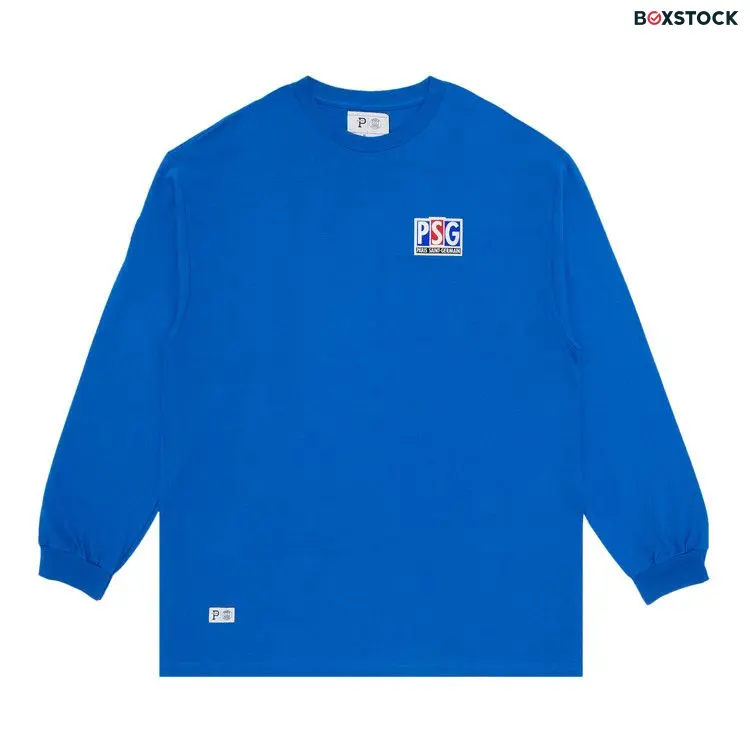 Paris Saint-Germain x Over The Pitch Classic Emblem Patch Tee 'Blue' Spring/Summer 2023