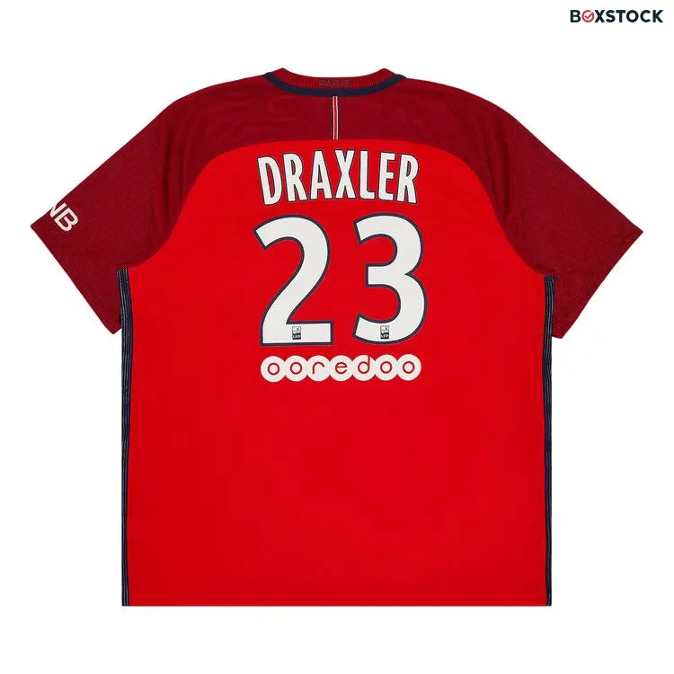 Paris Saint-Germain Draxler 23 Away Jersey 'Red' Fall/Winter 2016