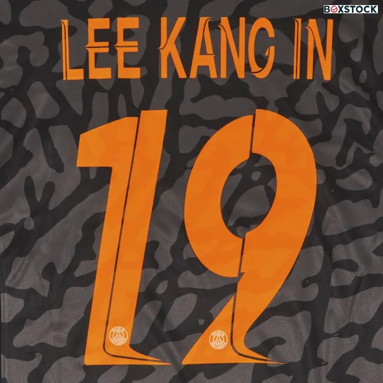 Paris Saint-Germain x Jordan Third Stadium Kang-In Lee UCL Print Jersey + Badges 'Black' Fall/Winter 2023