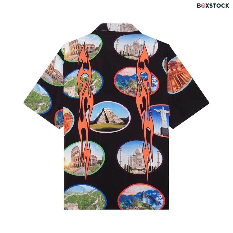 Pleasures 7 Wonder Camp Shirt 'Black' Spring/Summer 2024