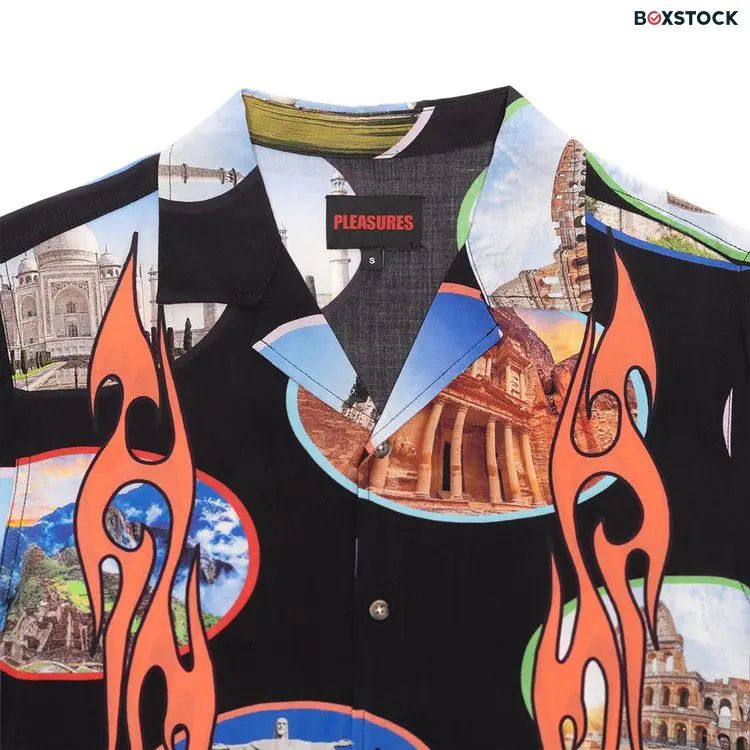 Pleasures 7 Wonder Camp Shirt 'Black' Spring/Summer 2024