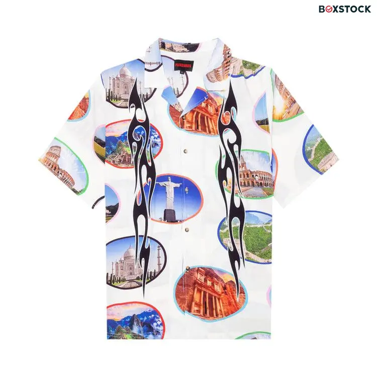 Pleasures 7 Wonder Camp Shirt 'White' Spring/Summer 2024