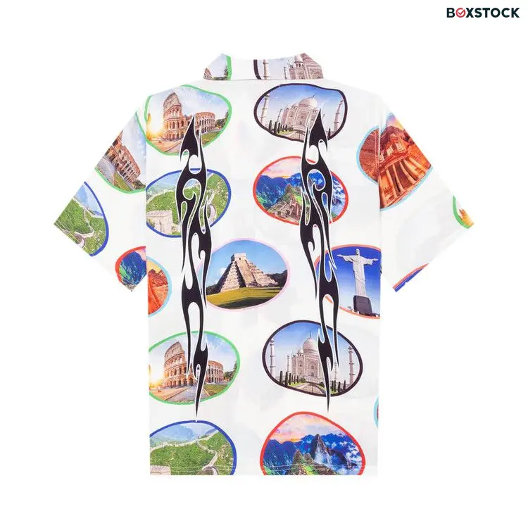 Pleasures 7 Wonder Camp Shirt 'White' Spring/Summer 2024