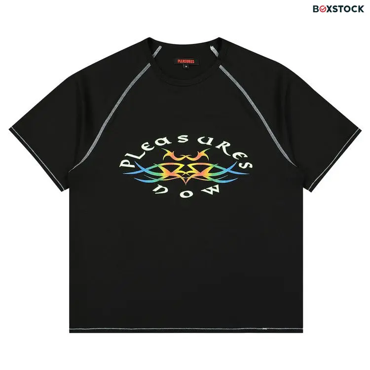 Pleasures Adventure Raglan Sport Shirt 'Black' Spring/Summer 2024