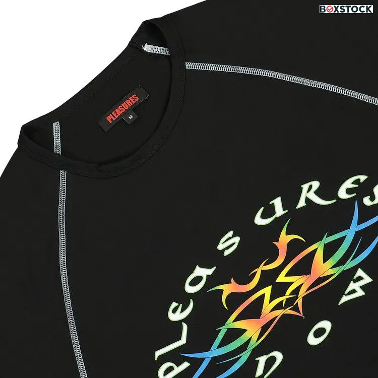 Pleasures Adventure Raglan Sport Shirt 'Black' Spring/Summer 2024