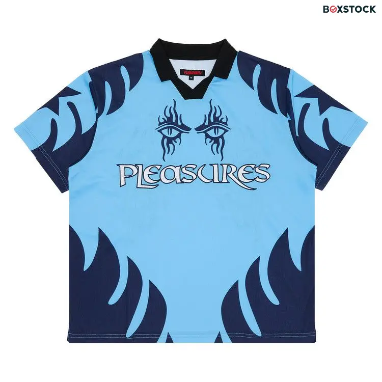 Pleasures Afterlife Soccer Jersey 'Blue' Spring/Summer 2024