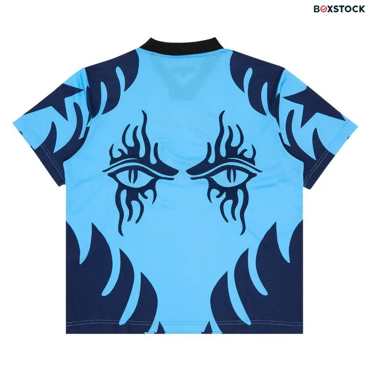 Pleasures Afterlife Soccer Jersey 'Blue' Spring/Summer 2024