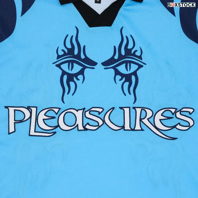Pleasures Afterlife Soccer Jersey 'Blue' Spring/Summer 2024