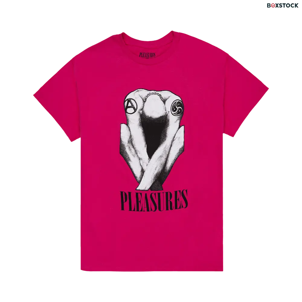 Pleasures Bended T-Shirt 'Pink' Spring/Summer 2023