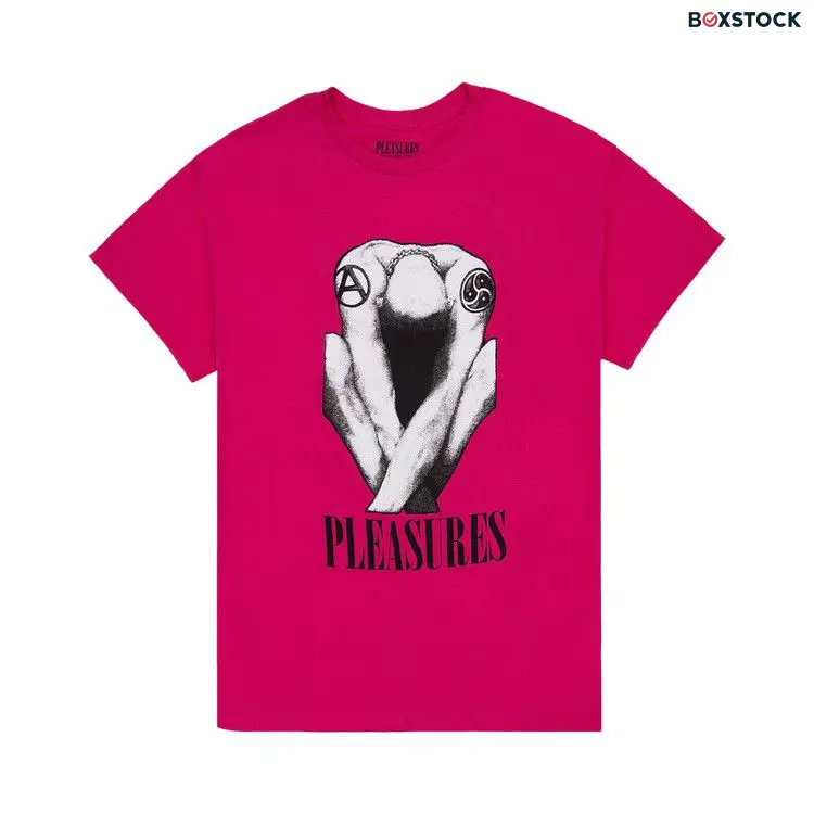 Pleasures Bended T-Shirt 'Pink' Spring/Summer 2023