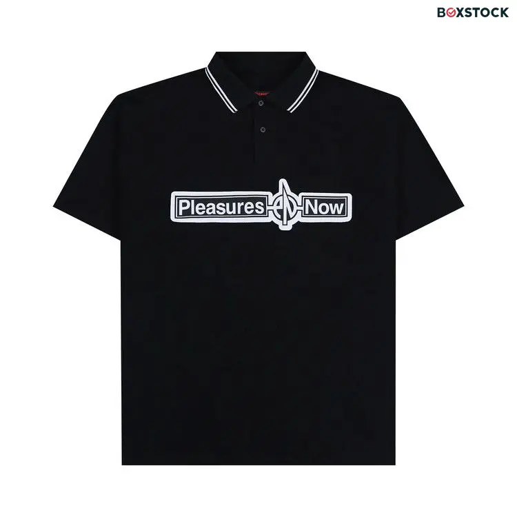 Pleasures Boxy Polo 'Black' Fall/Winter 2024