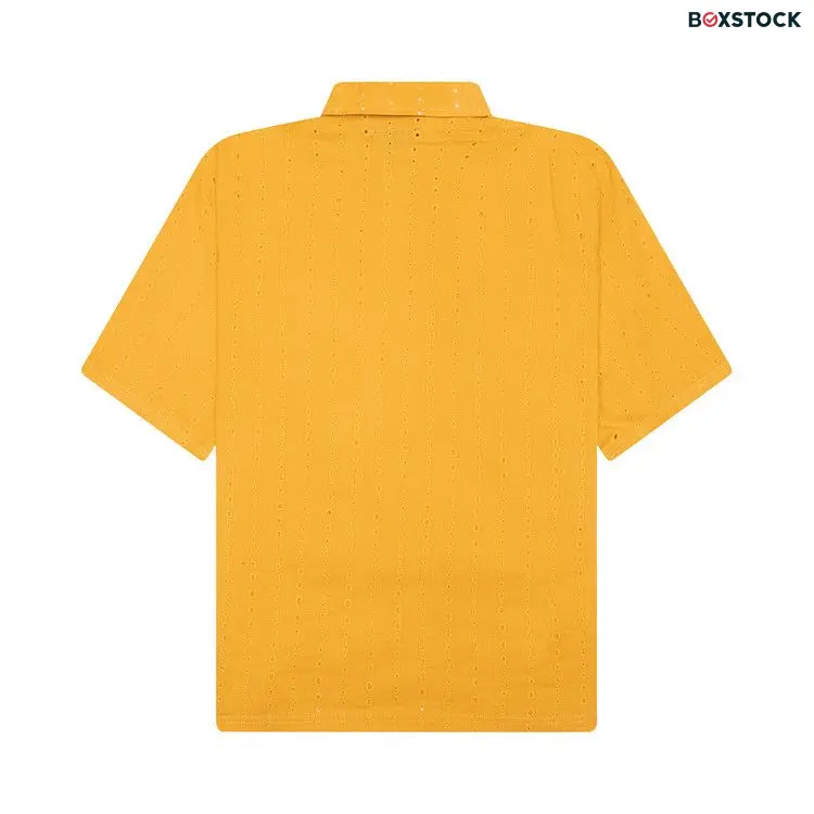 Pleasures Clarity Woven Polo 'Yellow' Spring/Summer 2024