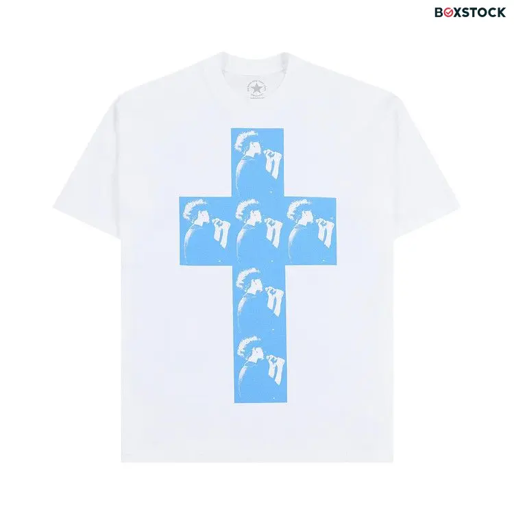 Pleasures Cross T-Shirt 'White' Fall/Winter 2024