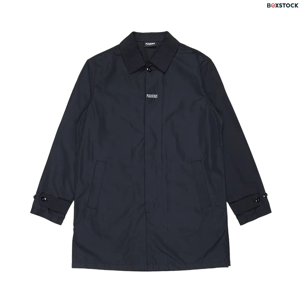 Pleasures Delusion Trench Coat 'Black' Fall/Winter 2021