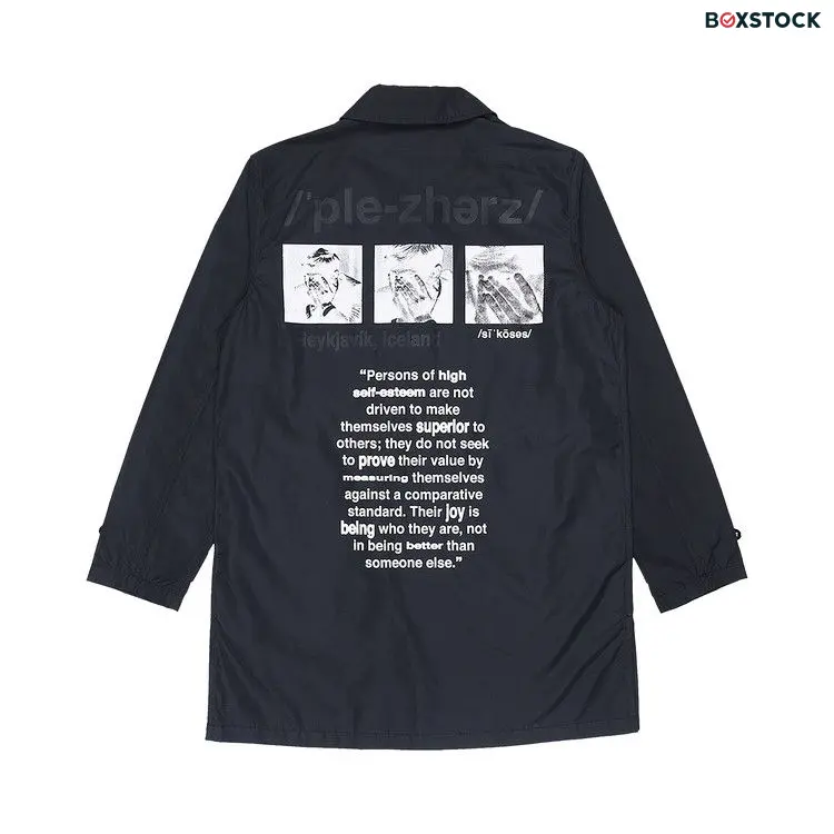 Pleasures Delusion Trench Coat 'Black' Fall/Winter 2021