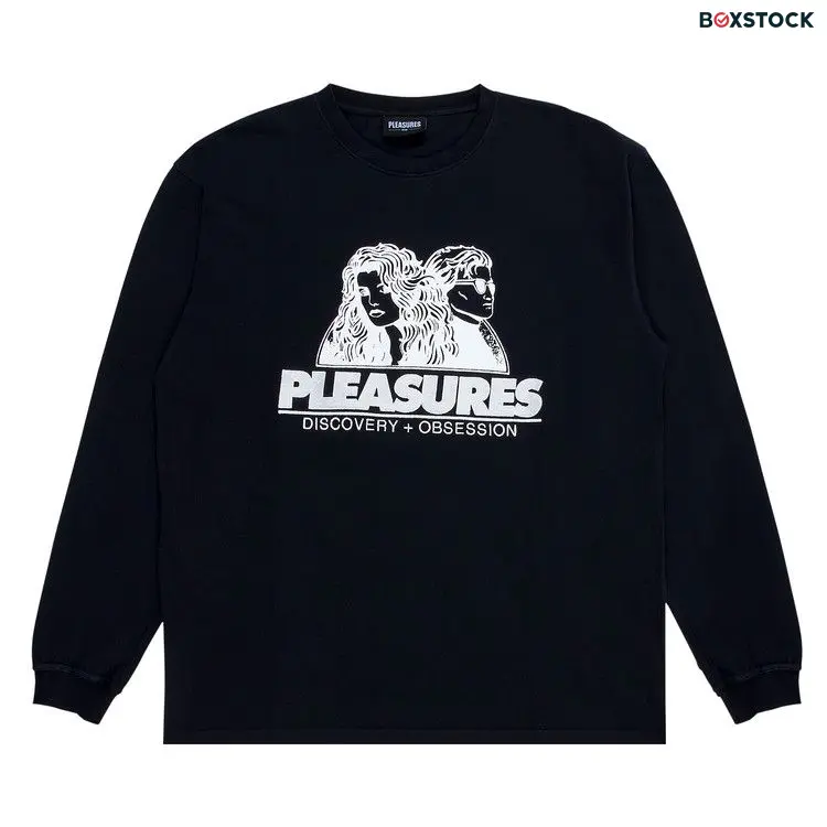 Pleasures Discovery Heavyweight Long-Sleeve T-Shirt 'Black' Fall/Winter 2020