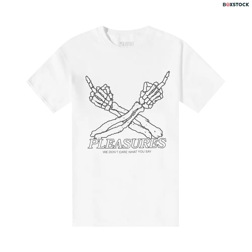 Pleasures Don't Care Tee 'White' Fall/Winter 2023