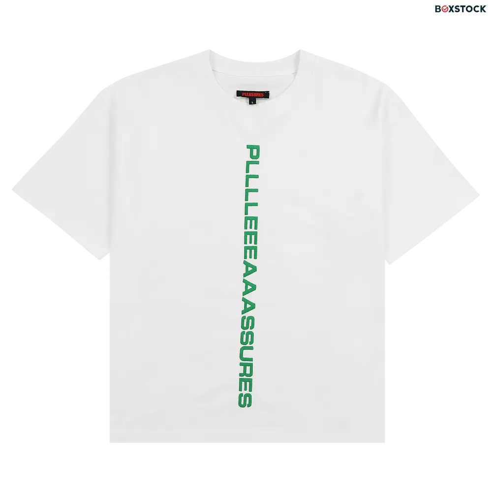 Pleasures Drag Heavyweight T-Shirt 'White' Fall/Winter 2023