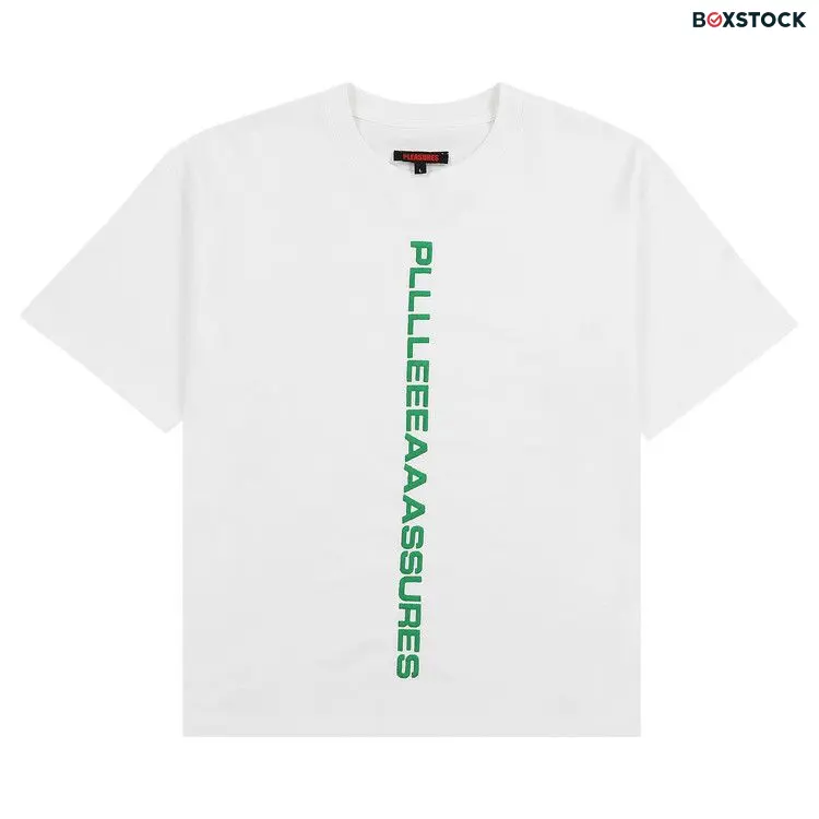 Pleasures Drag Heavyweight T-Shirt 'White' Fall/Winter 2023