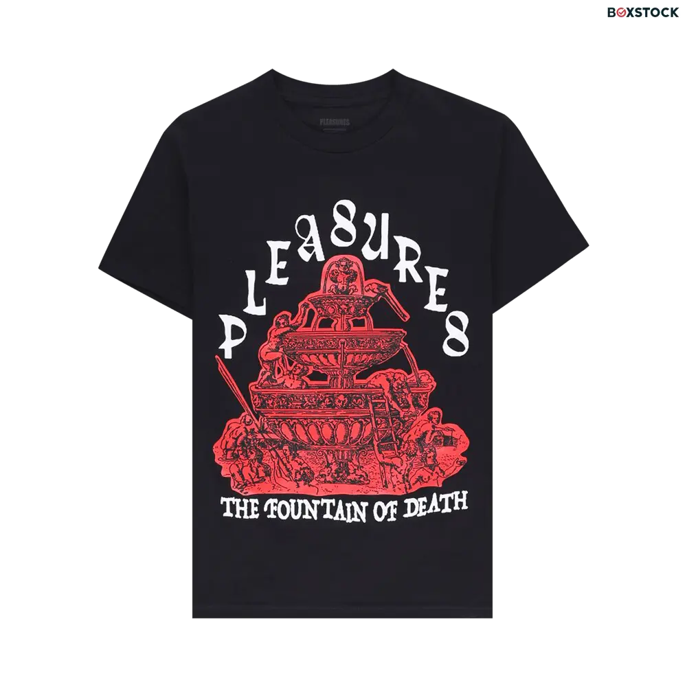 Pleasures Fountain T-Shirt 'Black' Spring/Summer 2023