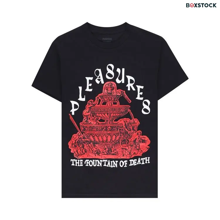 Pleasures Fountain T-Shirt 'Black' Spring/Summer 2023