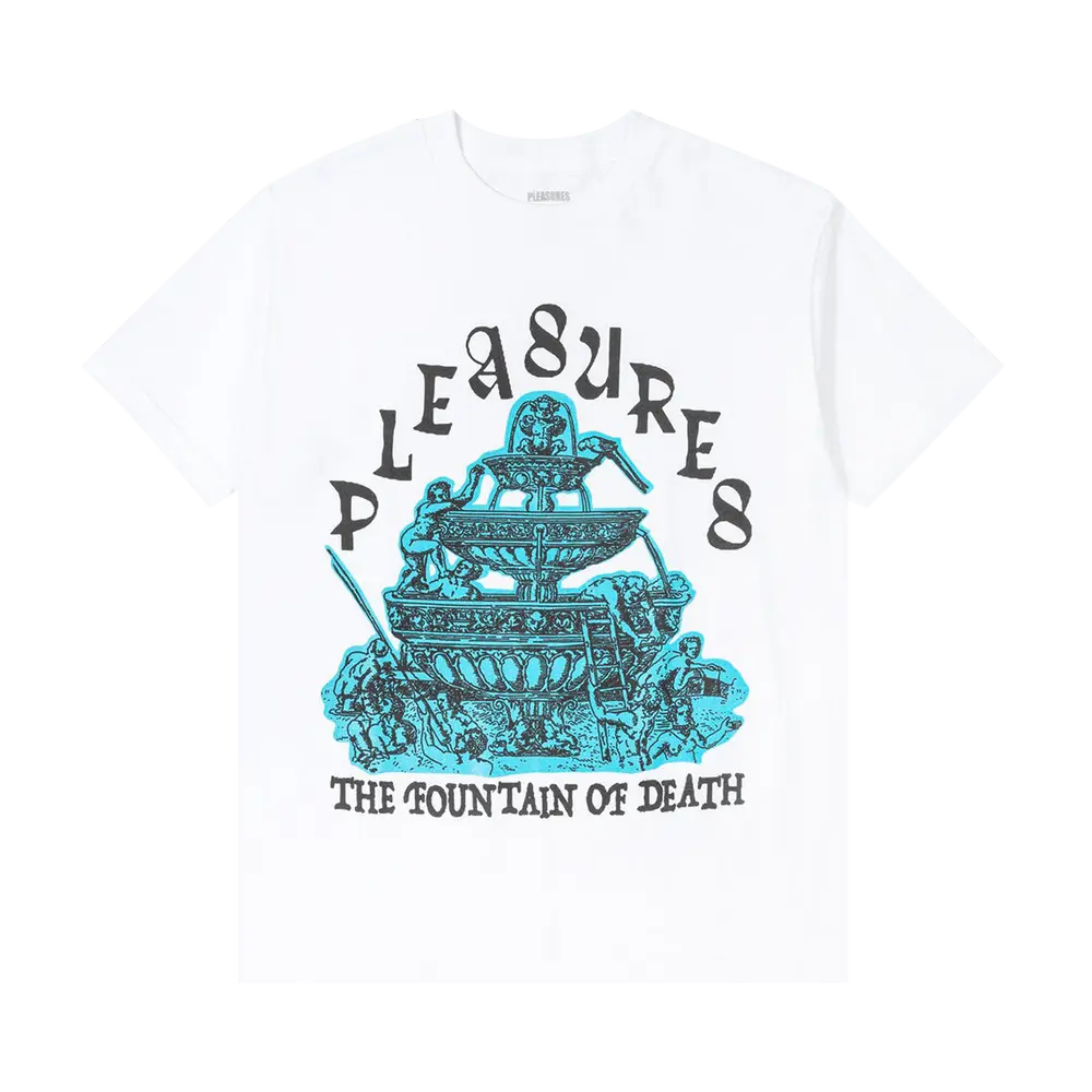 Pleasures Fountain T-Shirt 'White' Fall/Winter 2023
