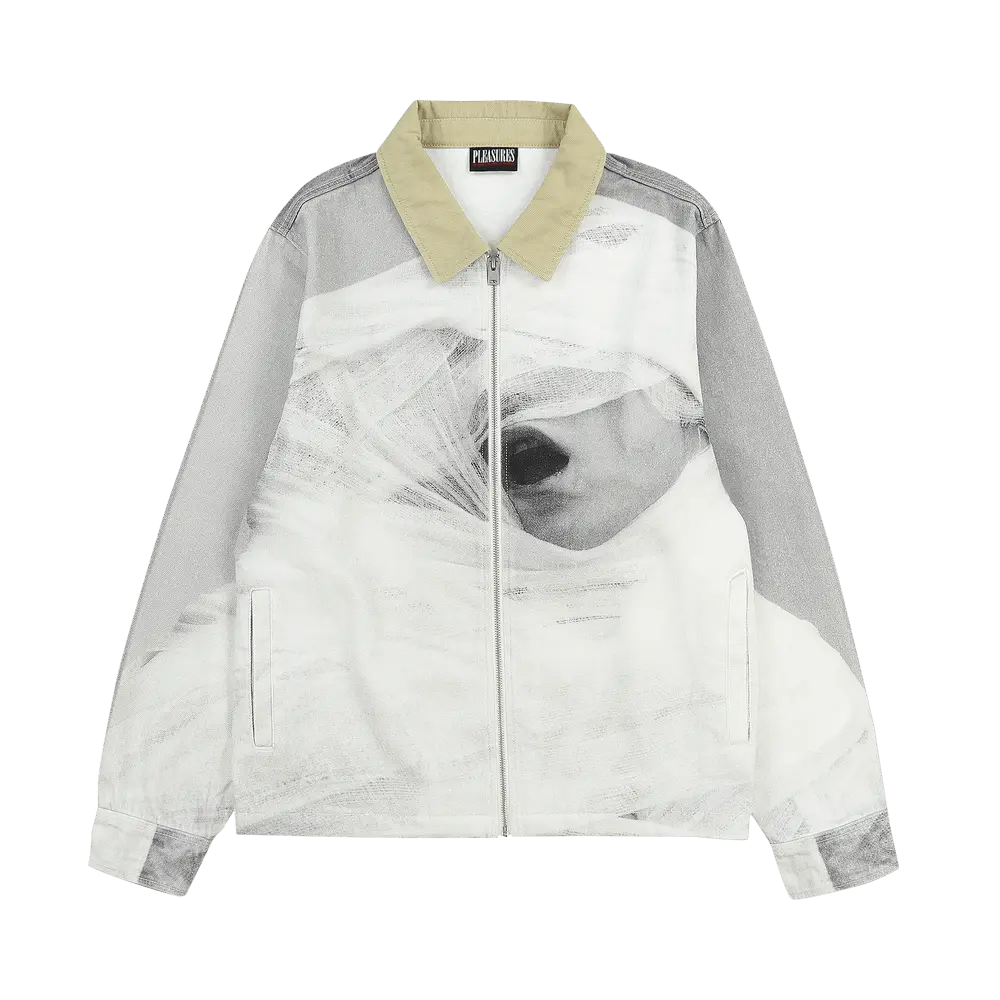 Pleasures Gauze Work Jacket 'Grey' Fall/Winter 2023