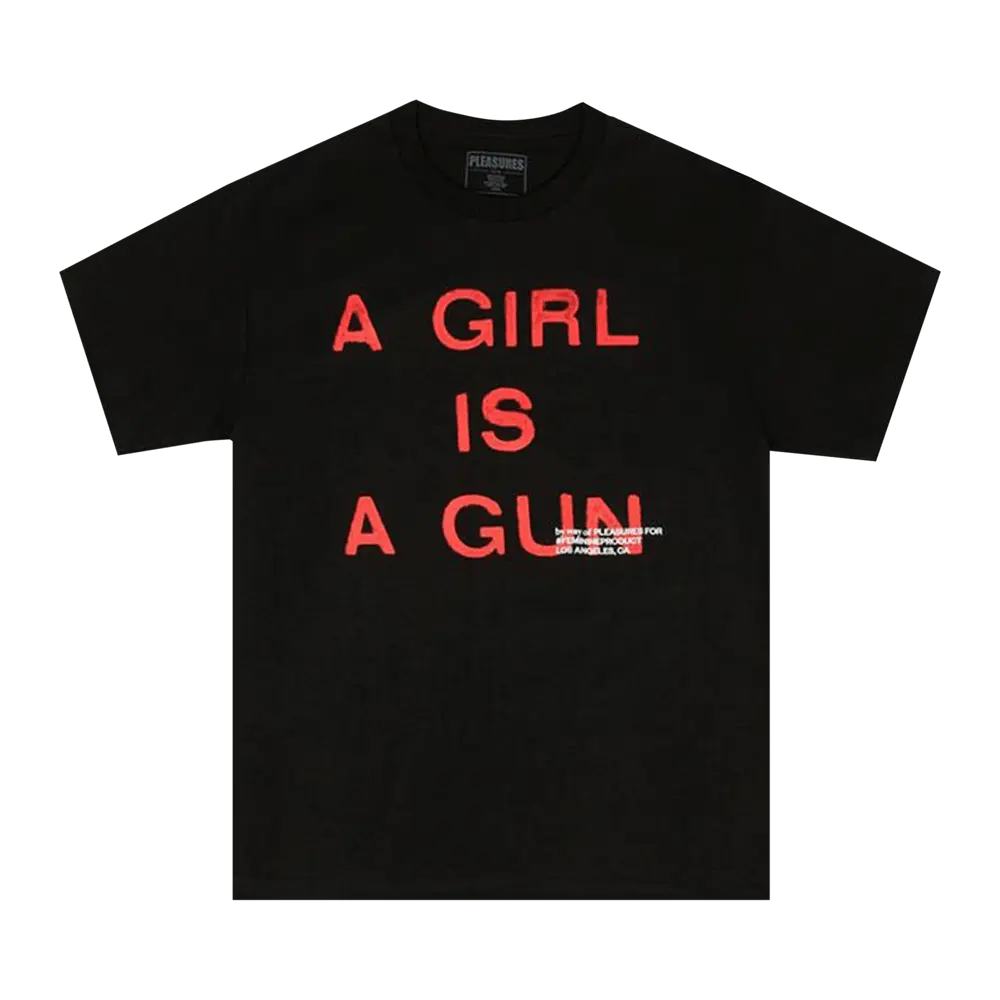 Pleasures Girl Is A Gun T-Shirt 'Black' Spring/Summer 2020