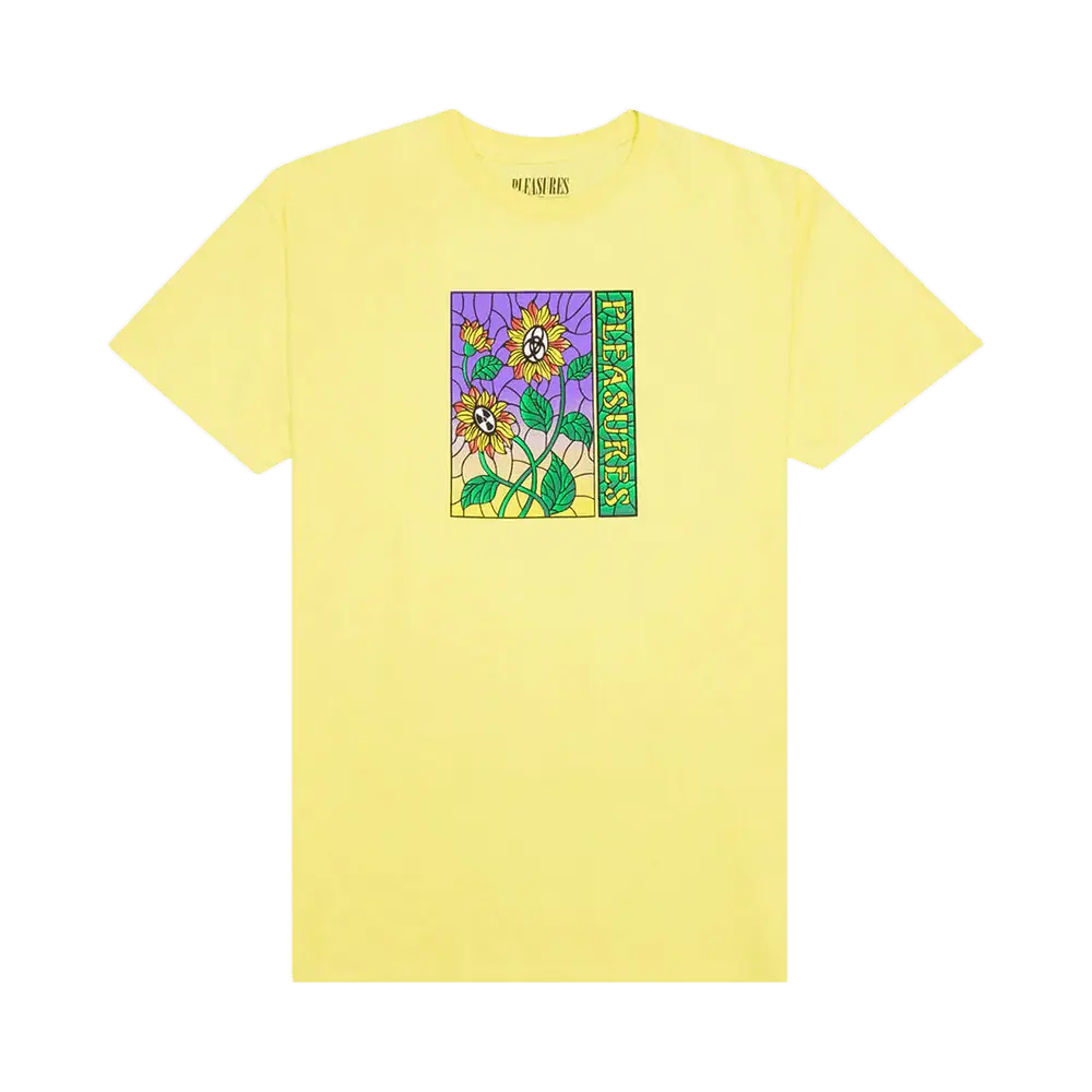 Pleasures Glass T-Shirt 'Banana' Yellow Fall/Winter 2022