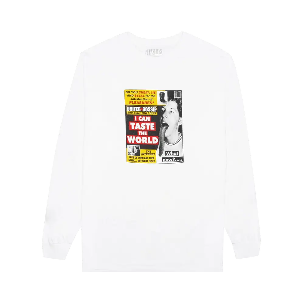 Pleasures Gossip Long-Sleeve T-Shirt 'White' Spring/Summer 2021