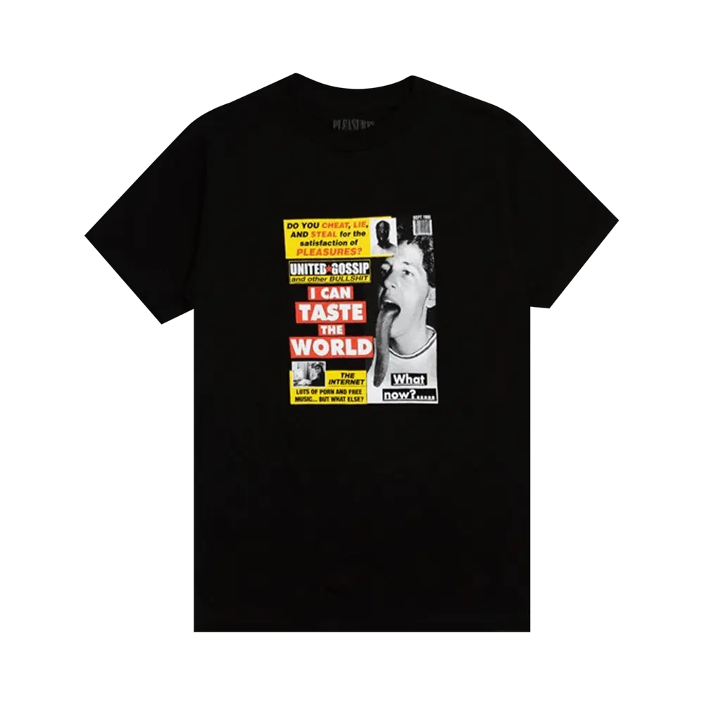 Pleasures Gossip T-Shirt 'Black' Spring/Summer 2021