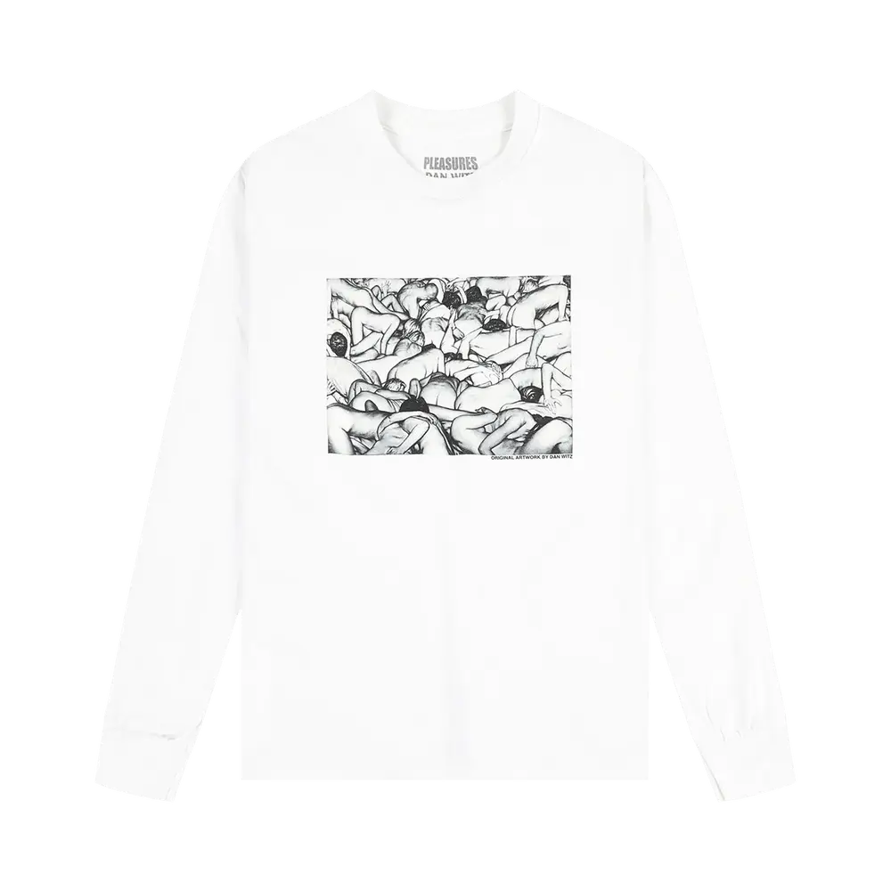 Pleasures Orgy Long-Sleeve T-Shirt 'White' Spring/Summer 2022