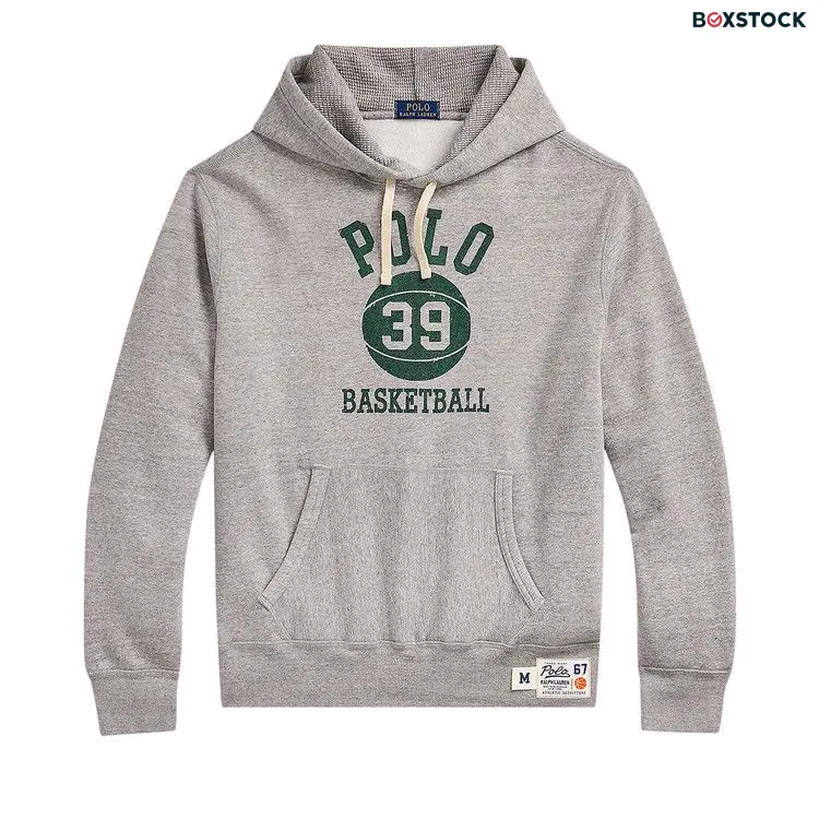 Polo Ralph Lauren Fleece Long-Sleeve Sweatshirt 'Dark Vintage Heather' Grey Fall/Winter 2024