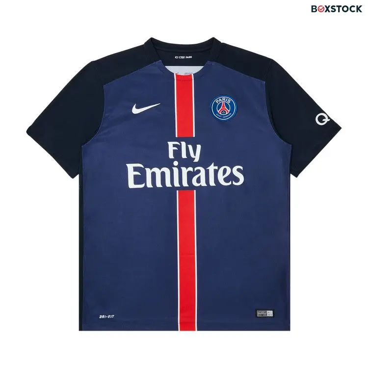 Pre-Owned Paris Saint-Germain Verratti 24 Home Stadium Jersey 'Navy/Blue/Red' Fall/Winter 2015