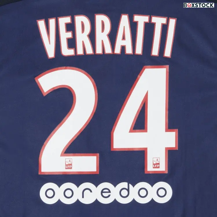 Pre-Owned Paris Saint-Germain Verratti 24 Home Stadium Jersey 'Navy/Blue/Red' Fall/Winter 2015