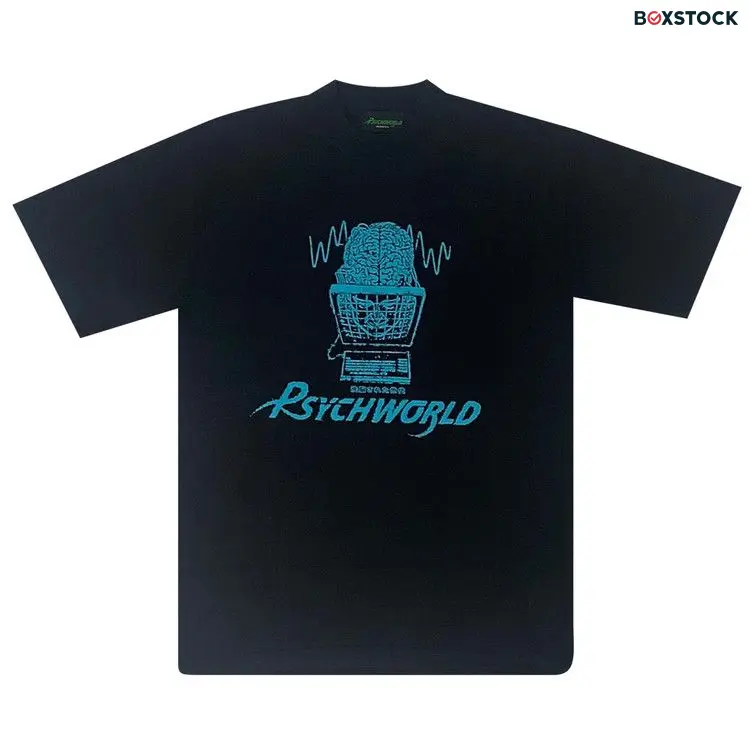 Psychworld Digital Tee 'Black/Blue' Spring/Summer 2022