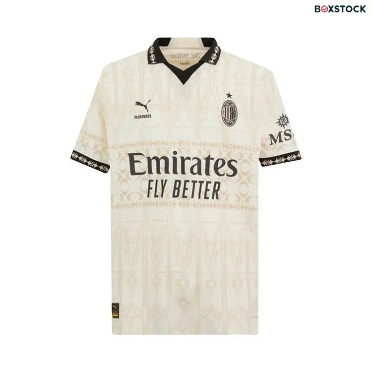Puma x AC Milan x Pleasures Authentic Jersey 'Light Version' White Spring/Summer 2024