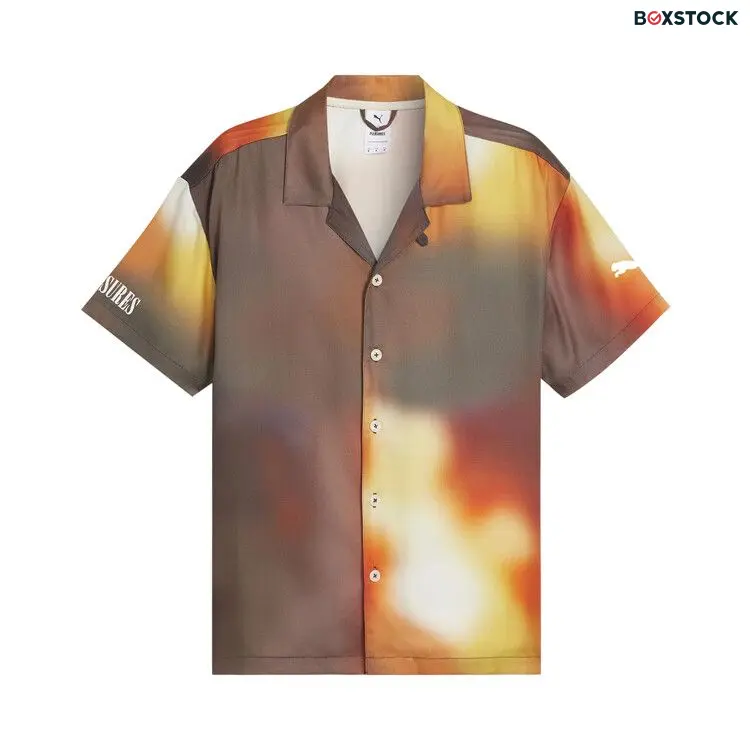Puma x Pleasures All Over Print Shirt 'Puma White' Spring/Summer 2024