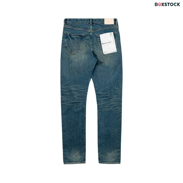 PURPLE BRAND 2 Year Dirty Fade Pants 'Mid Indigo' Blue Fall/Winter 2023