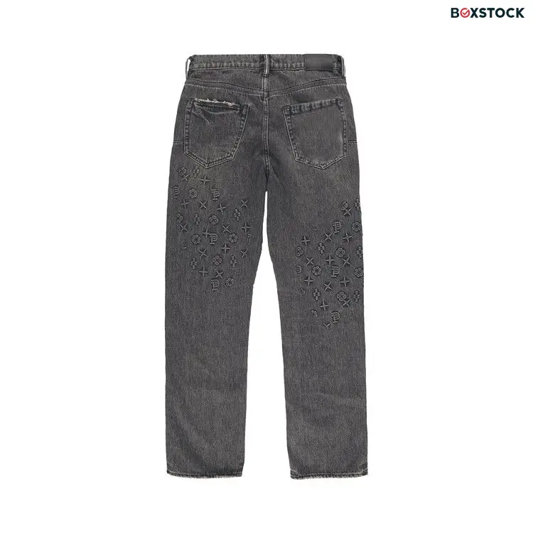 PURPLE BRAND Embossed Denim 'Black Embossed Denim' Fall/Winter 2023