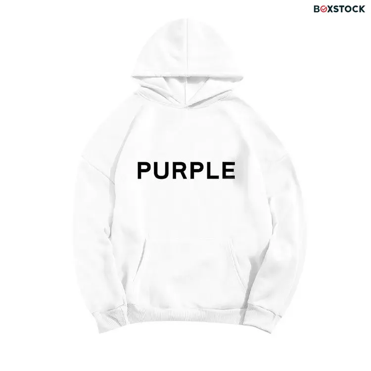PURPLE BRAND French Terry Hoodie 'White' P410-FWCH123