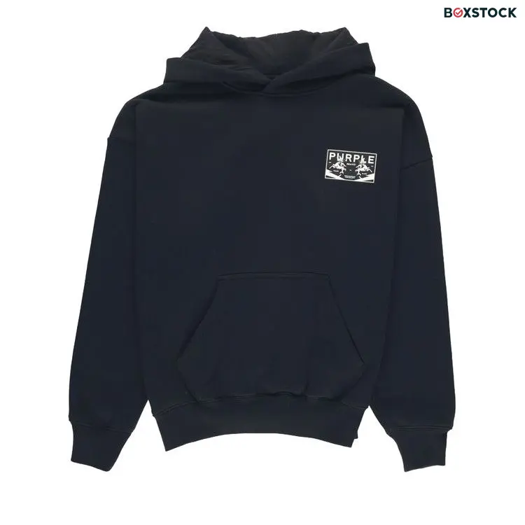 PURPLE BRAND Heavyweight Fleece Hoodie 'Black' Fall/Winter 2023